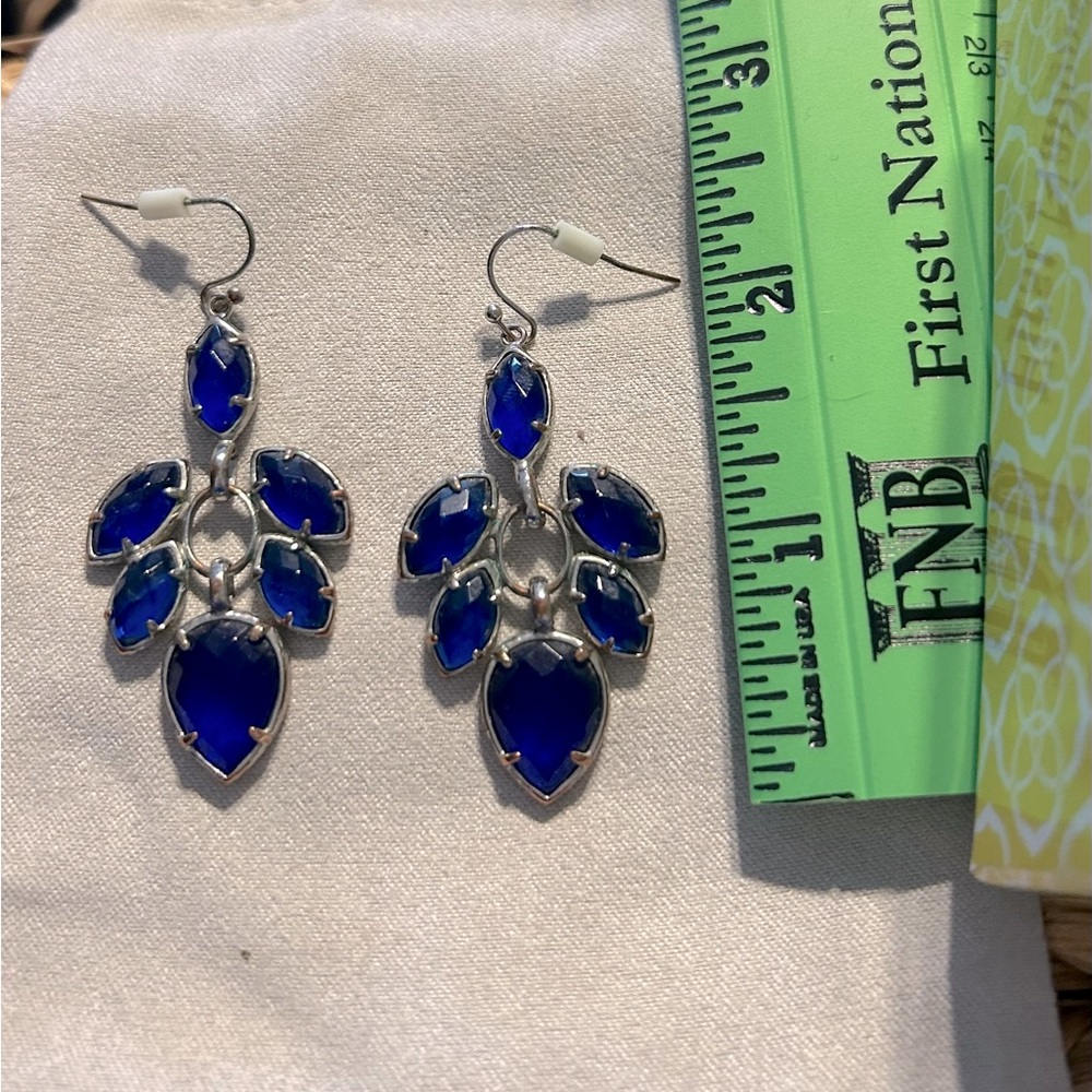 Kendra Scott Cobalt blue earrings